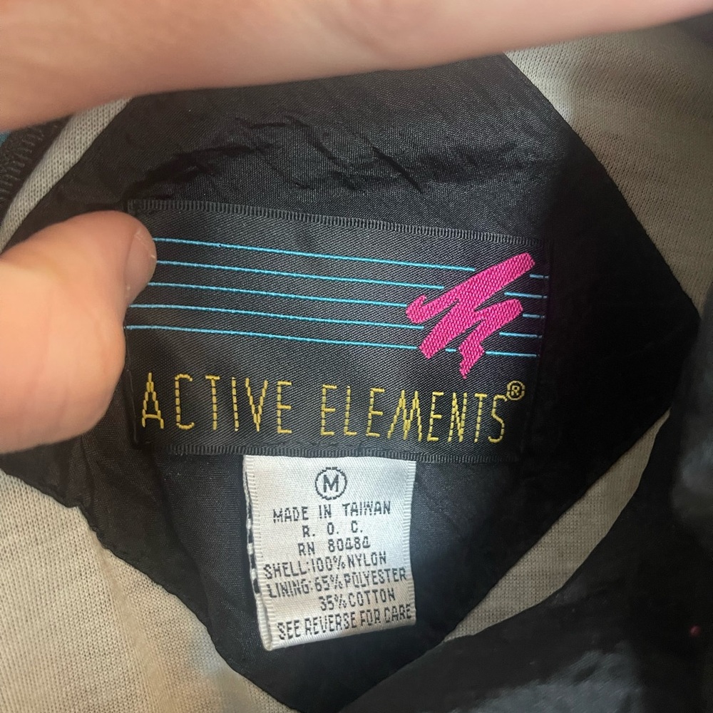 Active Elements 80's Wind Suit Complete Set Jacke… - image 3